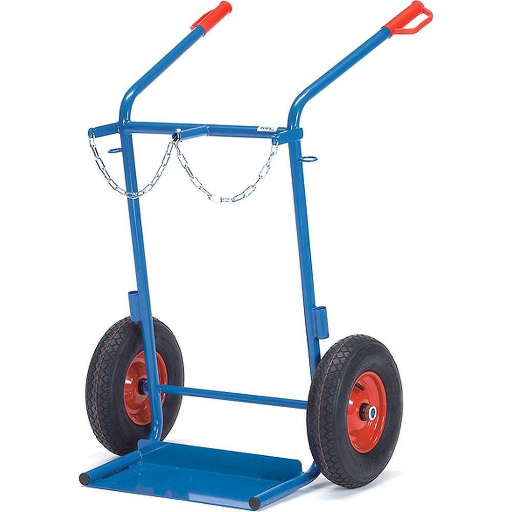 Fetra 51011. Steel bottle trolley. 150 kg, height 1300 mm, width 830 mm
