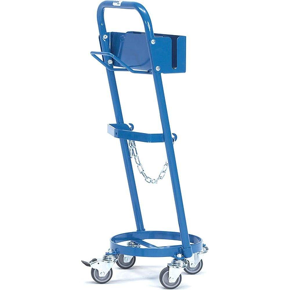 Fetra 51161. Steel bottle dolly. 80 kg, height 970 mm, width 410 mm