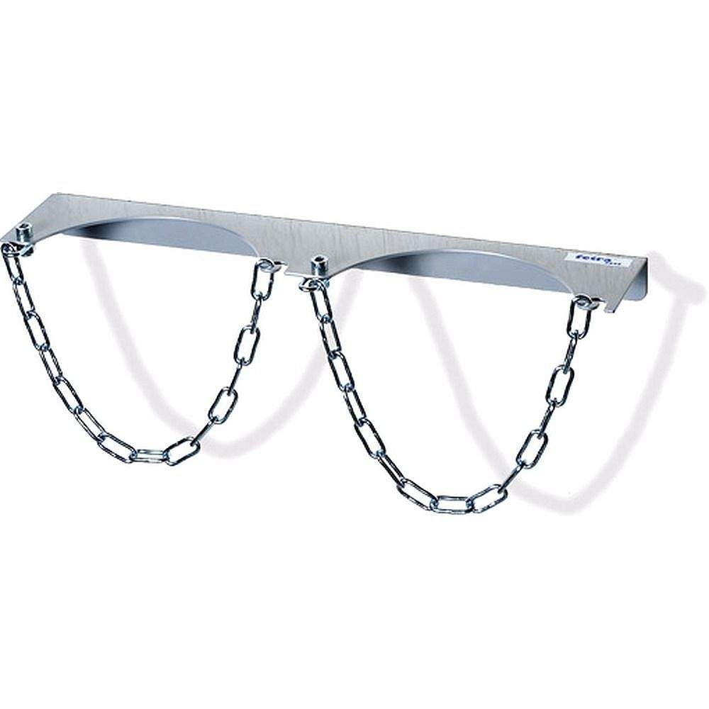 Fetra 51214. Wall mounting for steel bottles. for 2 steel bottles