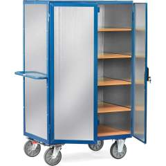 Fetra 5493. Box carts 750 kg. 750 kg, 5 shelves, galvanized steel sheet, vertical locking rod