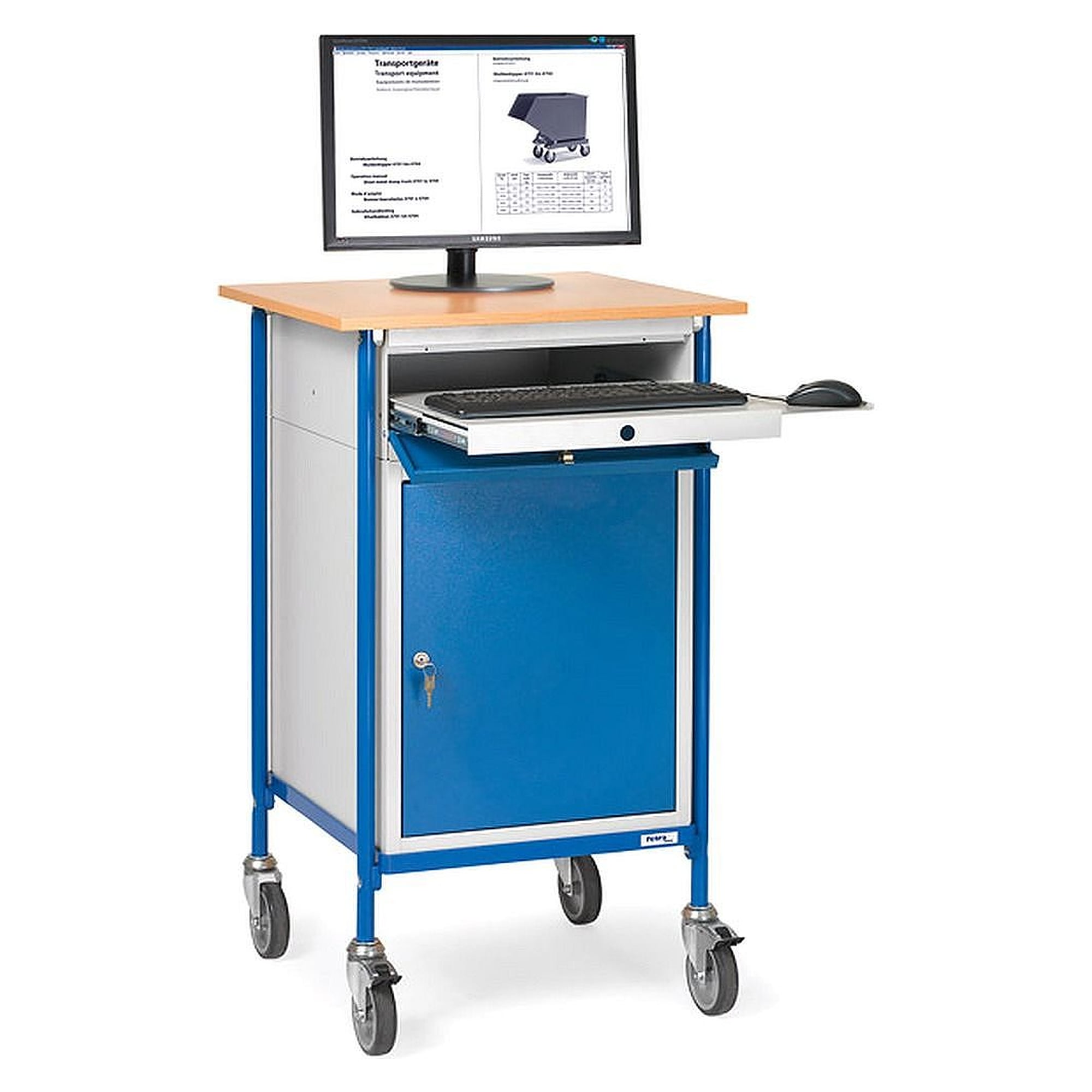 Pupitre roulant mobile 150 kg - Fetra 5839