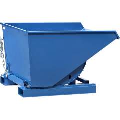 Fetra 6060. Selt-tilting boxes. Self-tilting, fully-emptying boxes for tipping bulk goods automatically