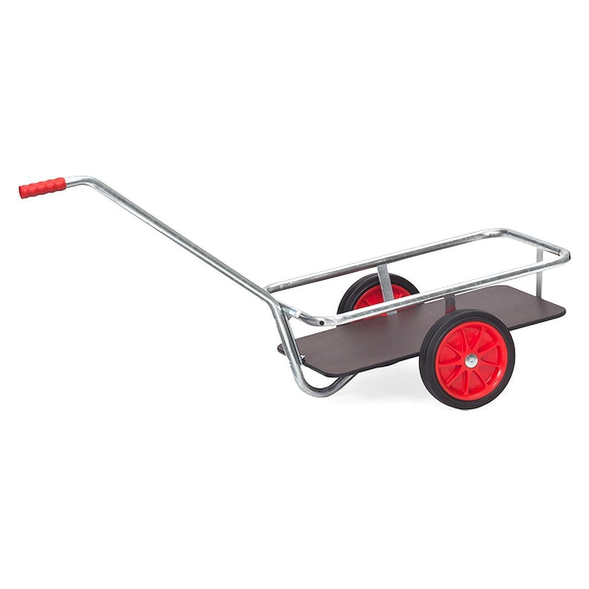 Chariot à main avec plateau contreplaqué 690 x 356 mm 200 kg roues pleines en caoutchouc - Fetra 6091V