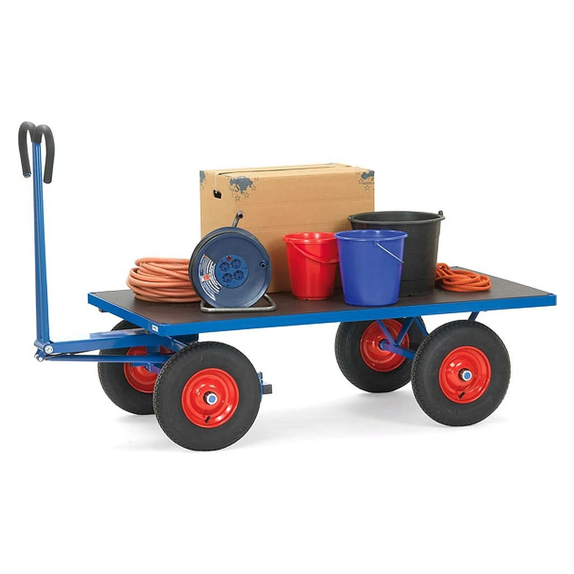 Platform Truck 1600 x 900 mm 1000 kg solid rubber tyres - Fetra 6405V