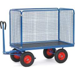 Fetra 6443VZ. Hand trucks. Upto 1250 kg, with ends and sides made of wire lattice, 1000 mm high
