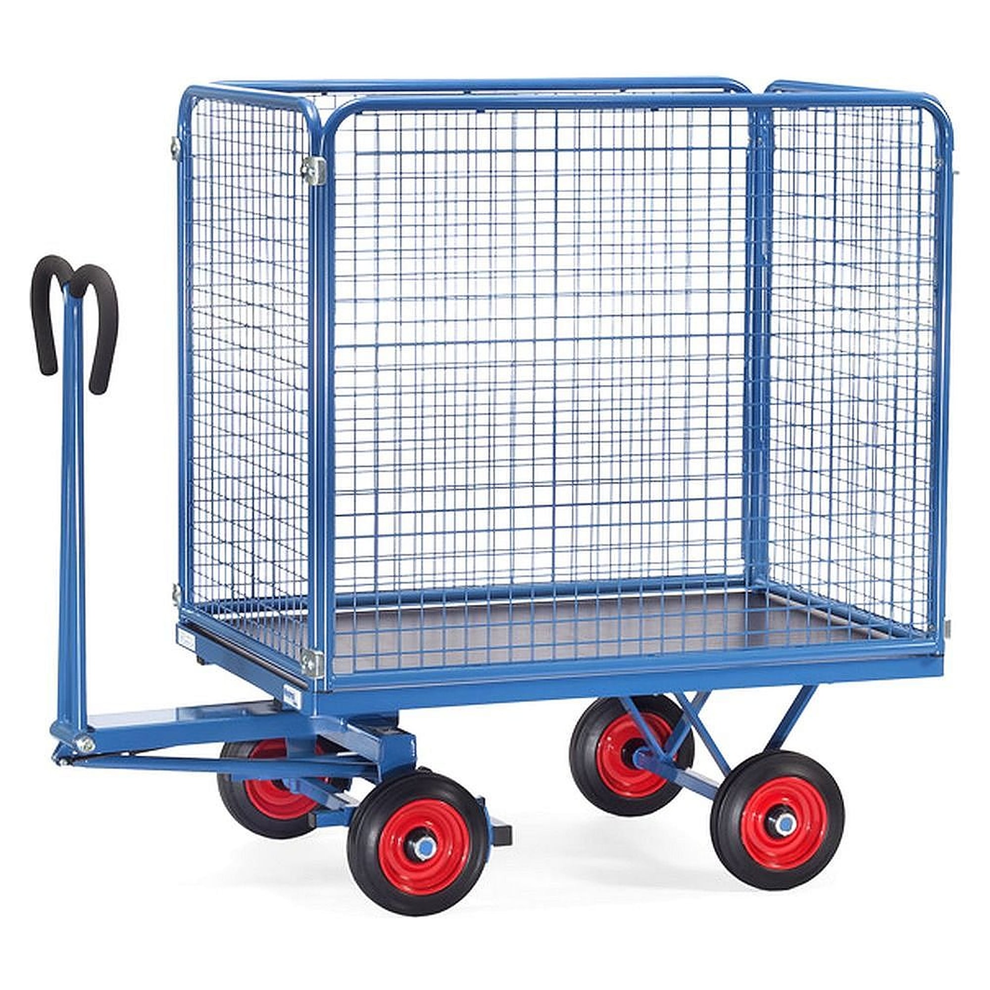 Handpritschenwagen Gitterwände 1135x795 mm, Tragkraft 1000 kg - Fetra 6444L