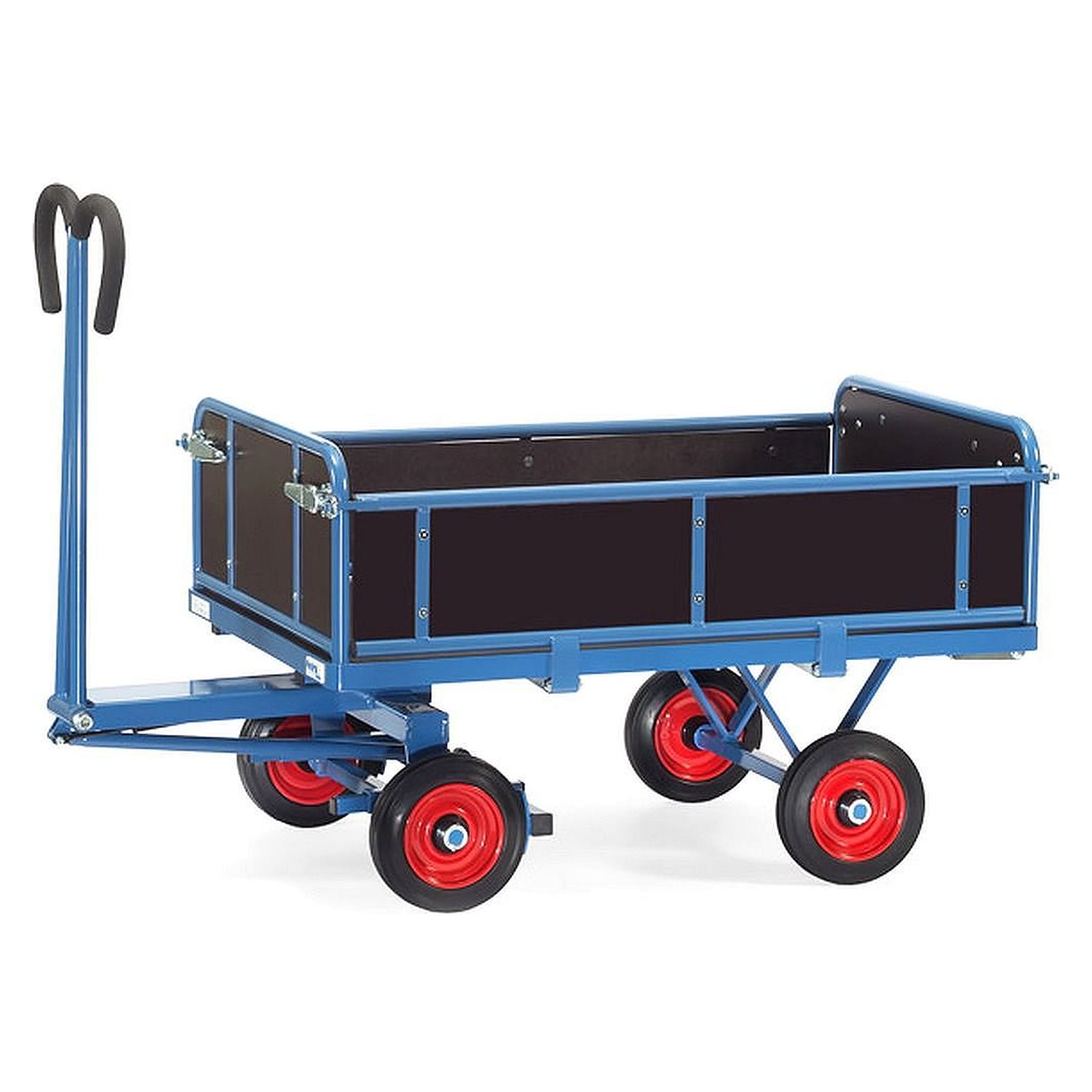 Chariot à plateau 1000 kg, surface de charge 1540 x 840 mm - Fetra 6455V