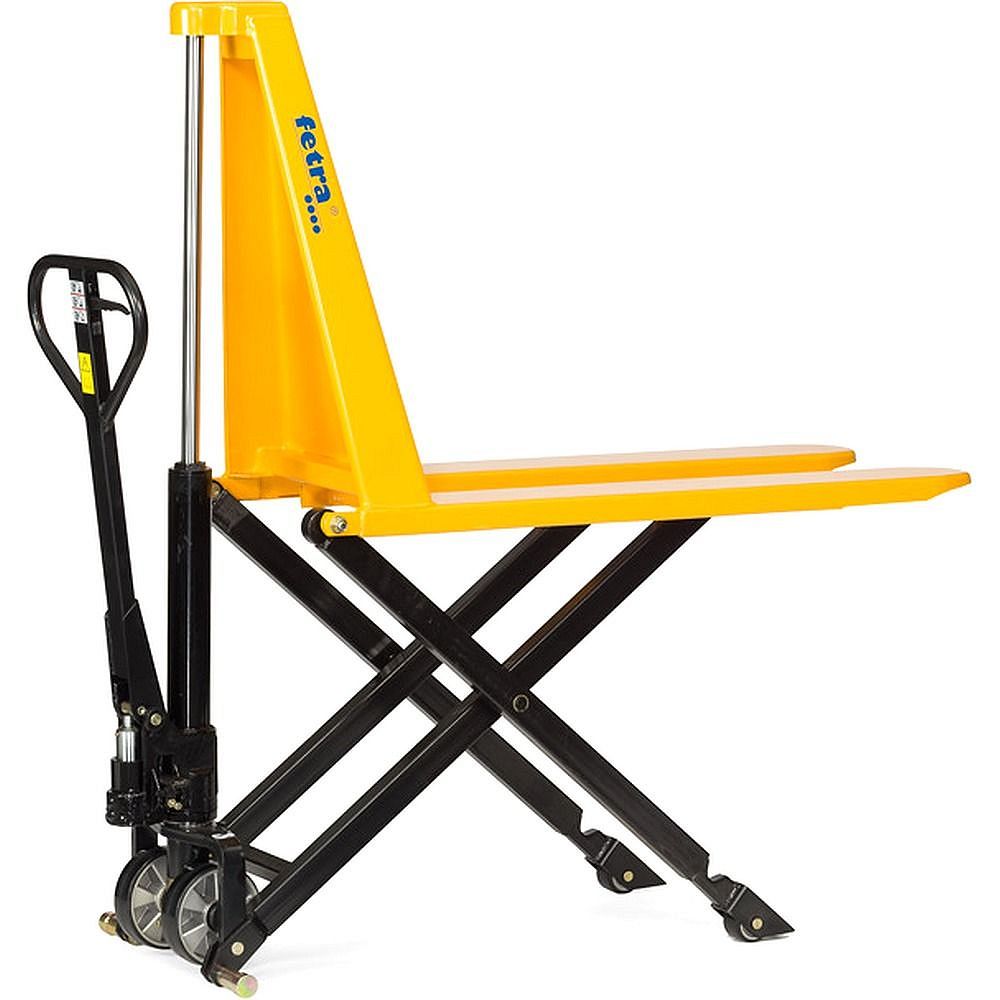 Fetra 6815. High lift pallet truck. 1000 kg, solid rubber