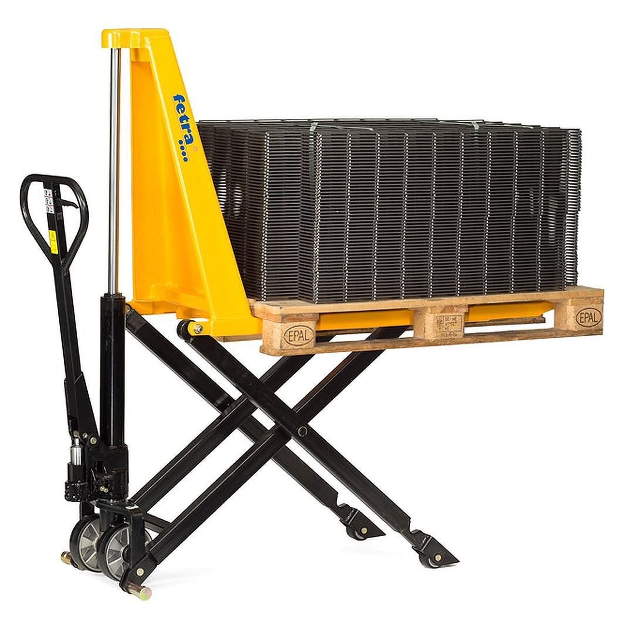 Scissor Lift Pallet Truck 1000 kg, fork length 1.165 mm - Fetra 6815