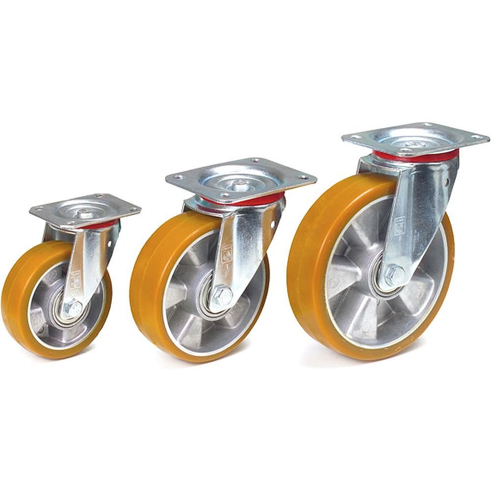 Fetra 71304. Castor wheel. wheels with Polyurethanee tyres