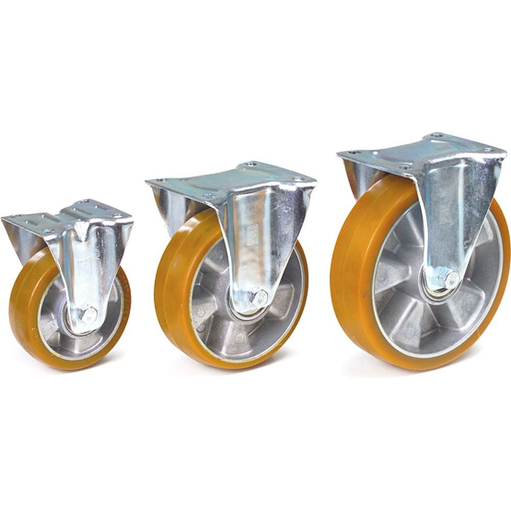 Fetra 71323. Fixed wheel. wheels with Polyurethanee tyres