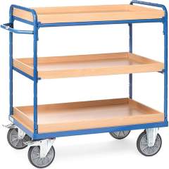 Fetra 8120. Shelved trolley with boxes. up to 600 kg, 3 boxes