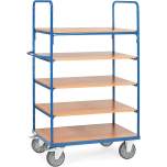 Fetra 8342. Shelved trolley with shelves. 600 kg, 5 shelves