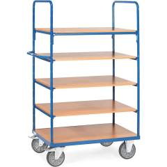 Fetra 8343. Shelved trolley with shelves. 600 kg, 5 shelves