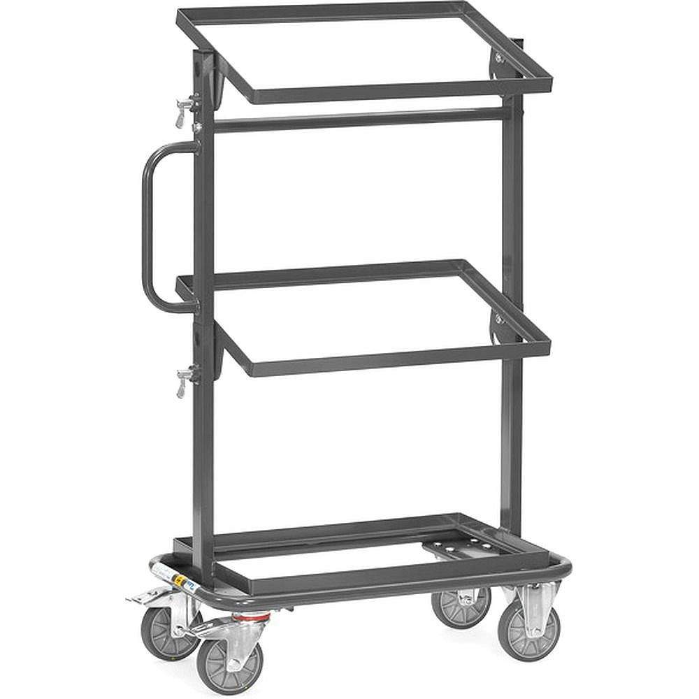 Fetra ESD-Beistellwagen 92910 - offener Rahmen, Ladefläche 600x400 mm