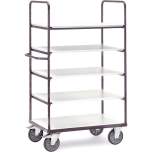 Fetra 9341. ESD shelved trolleys. 600 kg, 5 shelves
