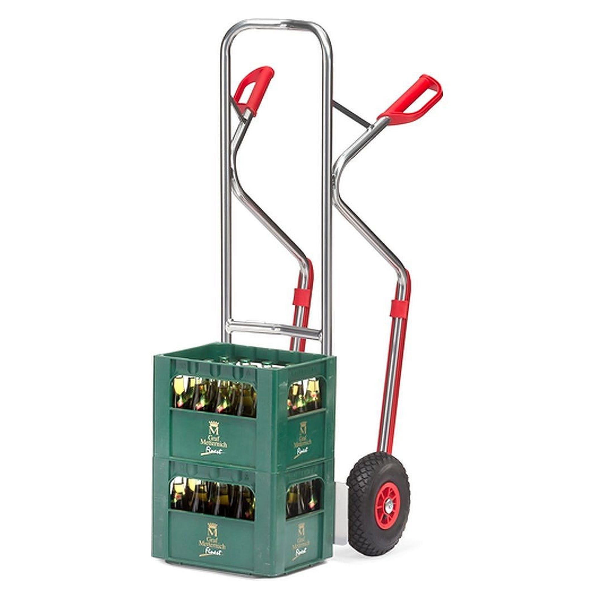 Alu-Stapelkarre 200 kg, Vollgummiräder 260 mm - Fetra A1330V