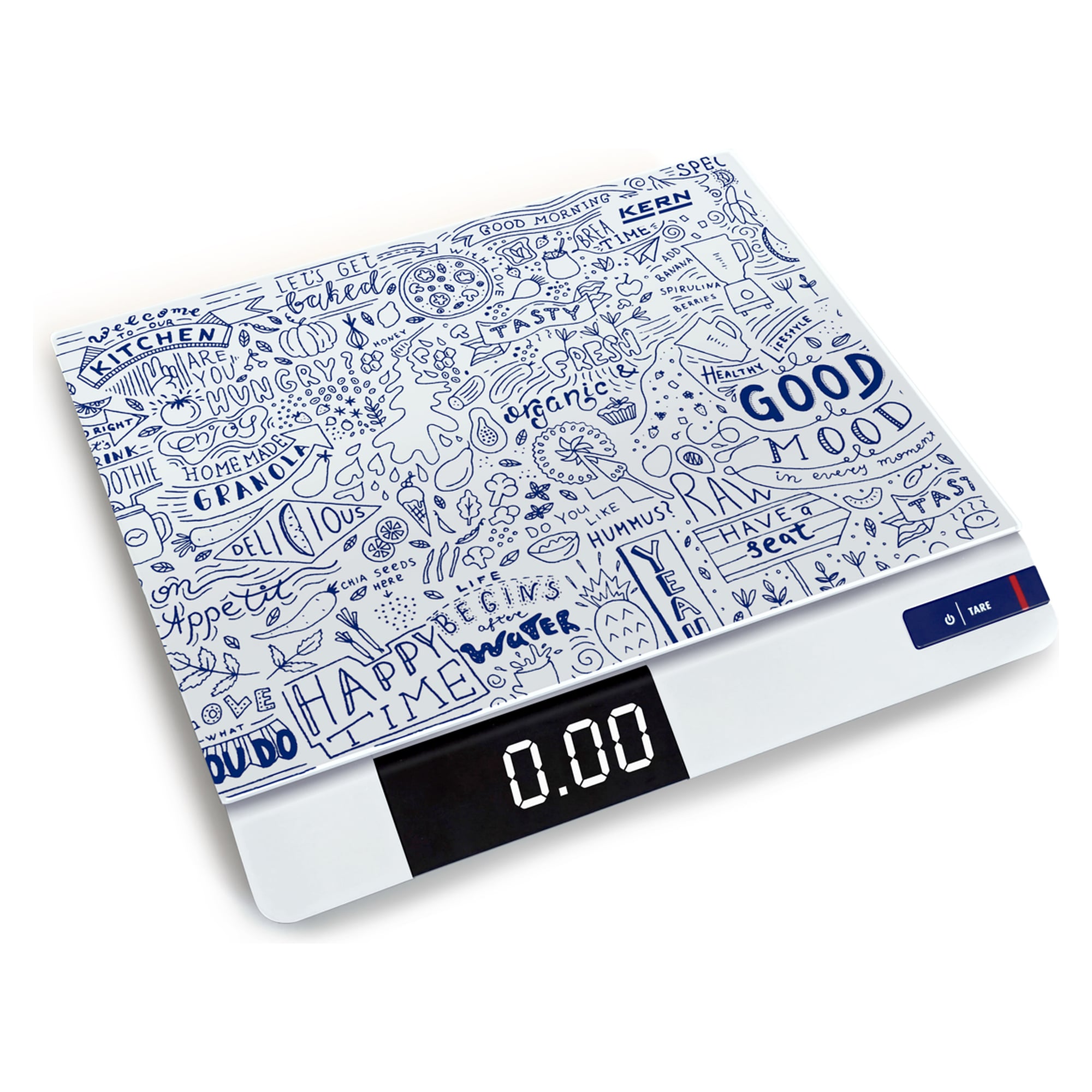 Design-Küchenwaage 15000 g Ablesbarkeit 1 g - KERN FGE 10K-3
