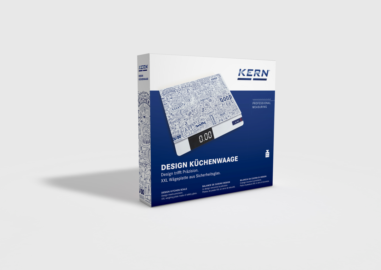 Design-Küchenwaagen 15000 g Ablesbarkeit 1 g - KERN FGE 10K-3S05