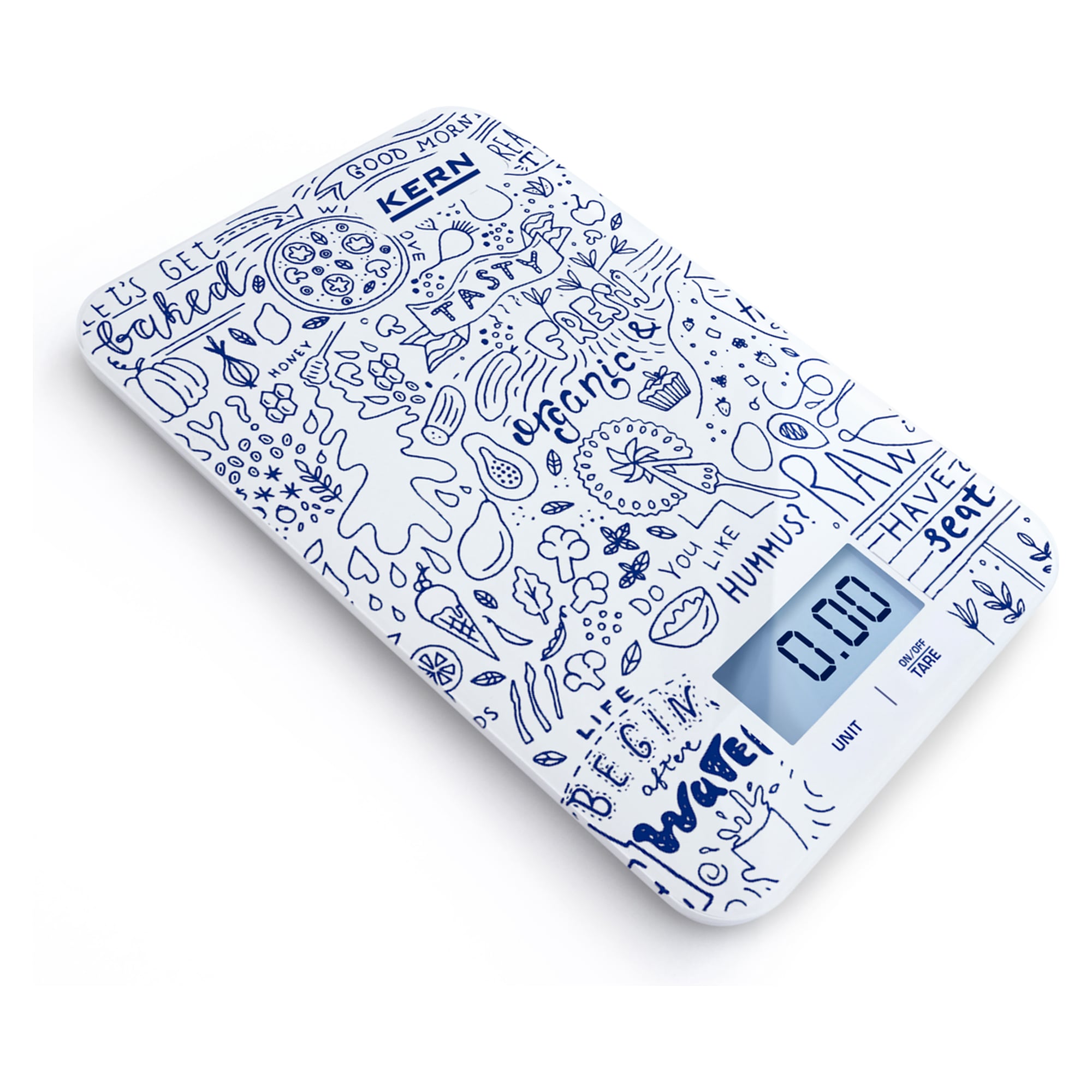 Design-Küchenwaage 5000 g Ablesbarkeit 1 g - KERN FGE 5K-3