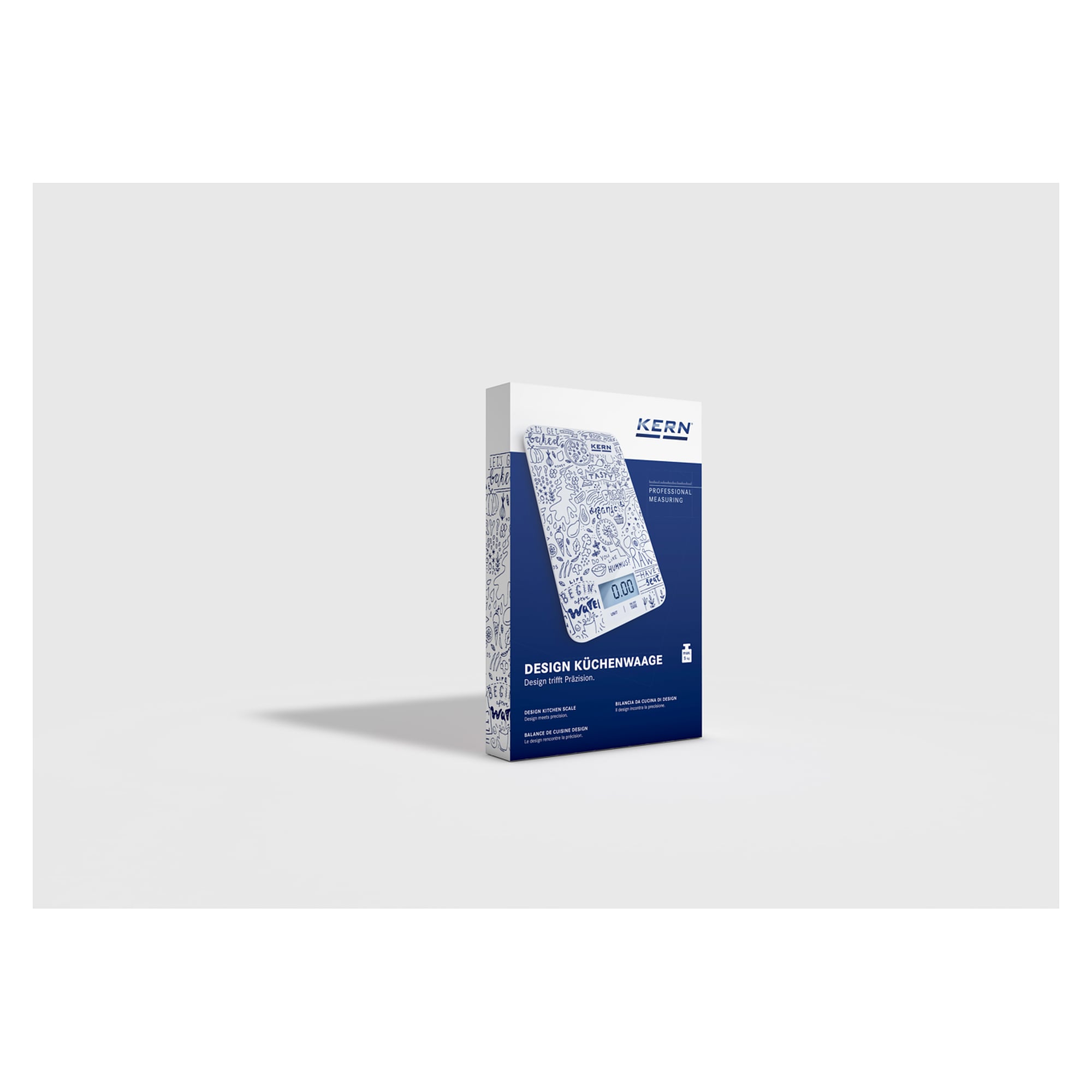 Design-Küchenwaagen 5000 g Ablesbarkeit 1 g - KERN FGE 5K-3S05