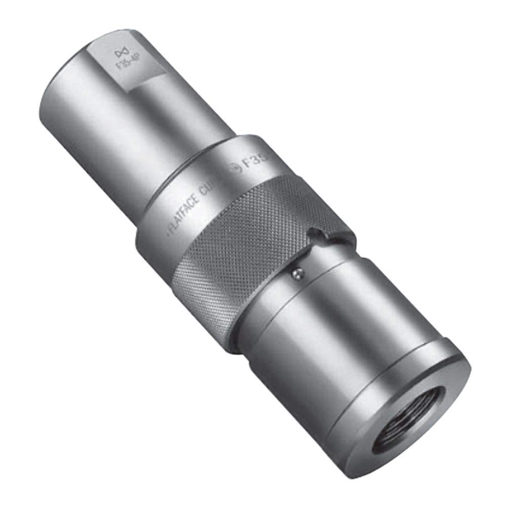 Nitto Kohki F35 Cupla. Schnellkupplung F35-8S, Steel, FKM