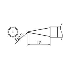 Hakko T36-BL. Lötspitze Format BL für IoT Lötkolben FN 1101/FN 1102 (Düse B - B 5234)