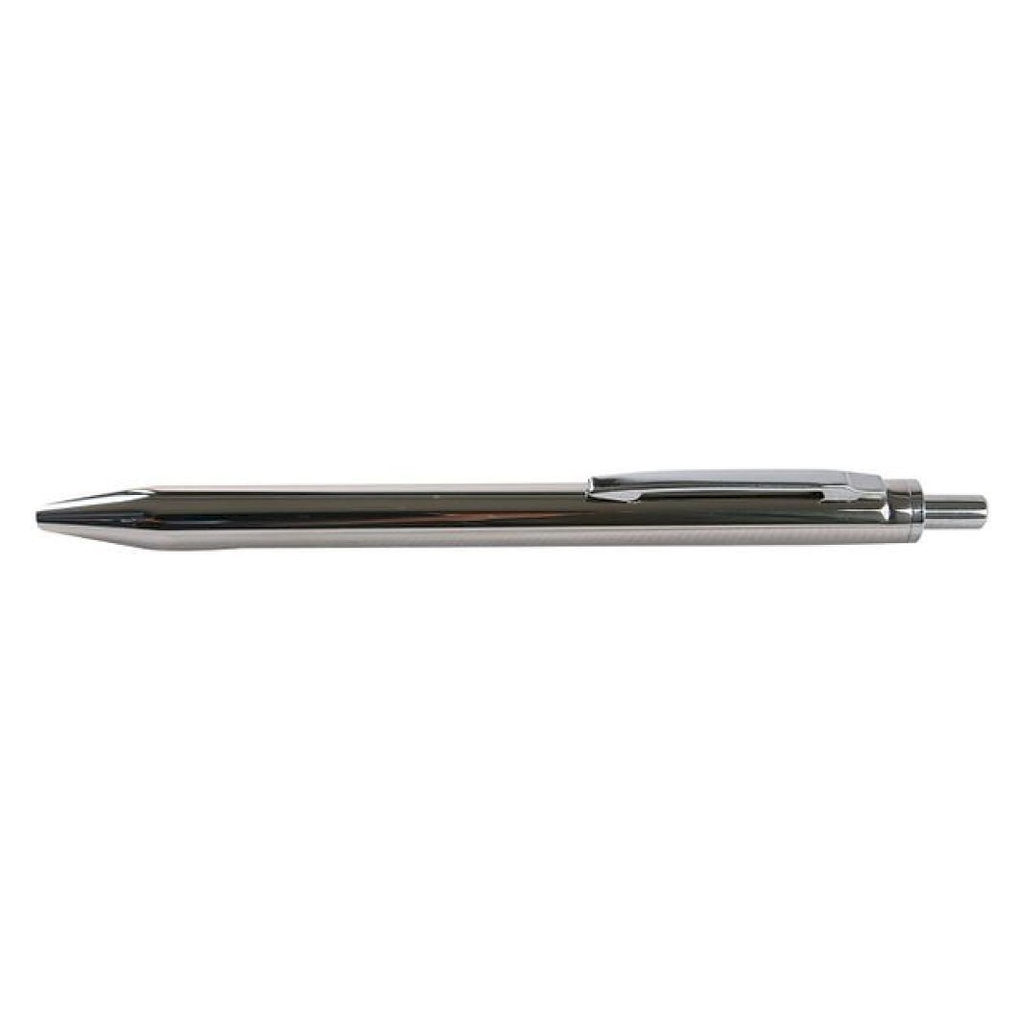 FRANZ MENSCH 854051. Hygostar metal ballpoint pen, silver, blue writing with retractable refill and not replaceable, with clip
