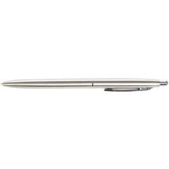 FRANZ MENSCH 8540510. Hygostar metal ball pen, silver, blue writing with retractable refill, exchangeable, with clip