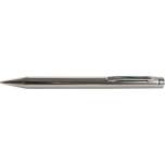 FRANZ MENSCH 85407. Hygostar metal ballpoint pen, silver, blue writing fixed refill and not interchangeable with clip