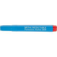 FRANZ MENSCH 854081. Hygostar detectable permanent marker, blue housing, red writing, round tip