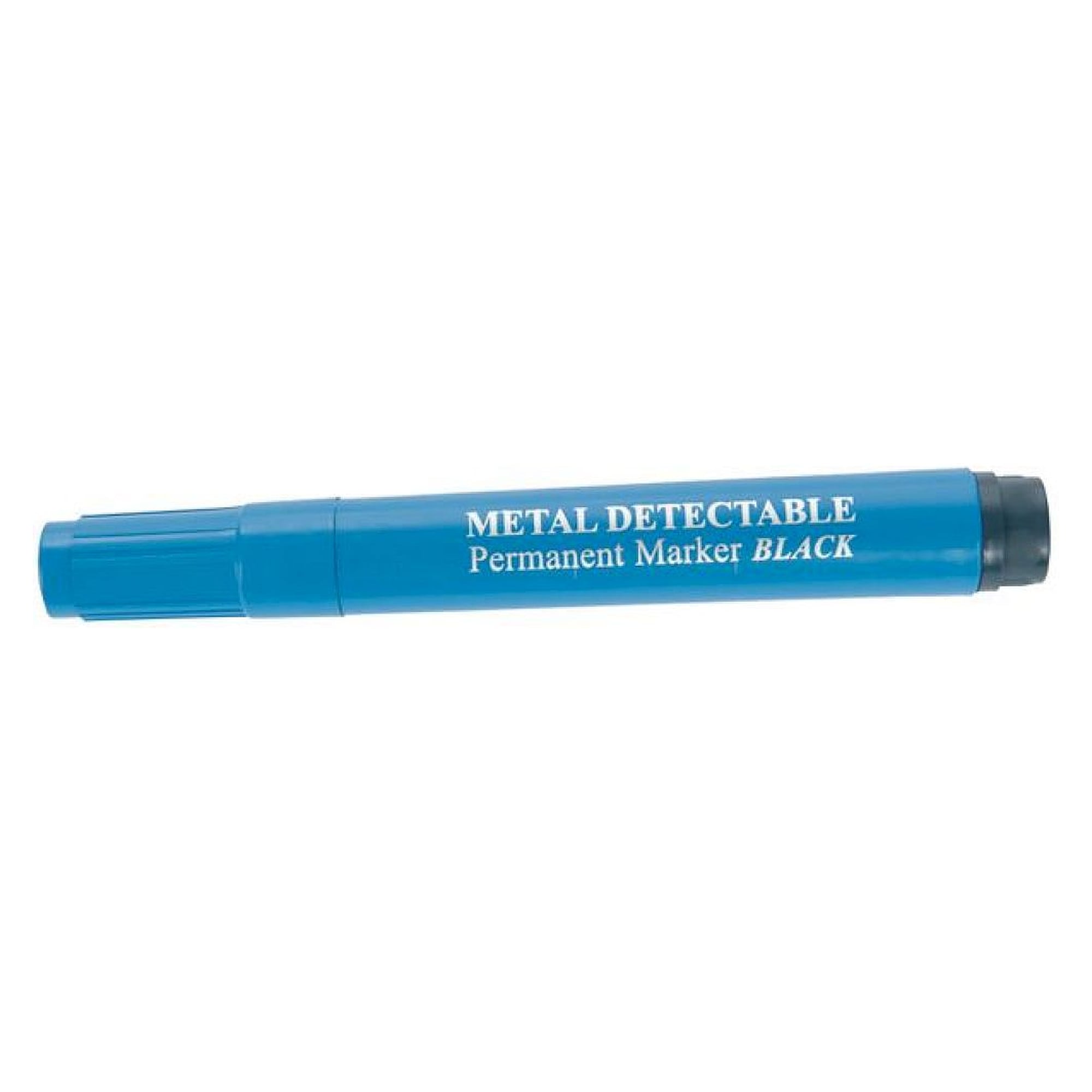 FRANZ MENSCH 854084. Hygostar detectable permanent marker, blue casing, black writing, wedge tip