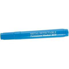 FRANZ MENSCH 854085. Hygostar detectable permanent marker, blue housing, red writing, wedge tip