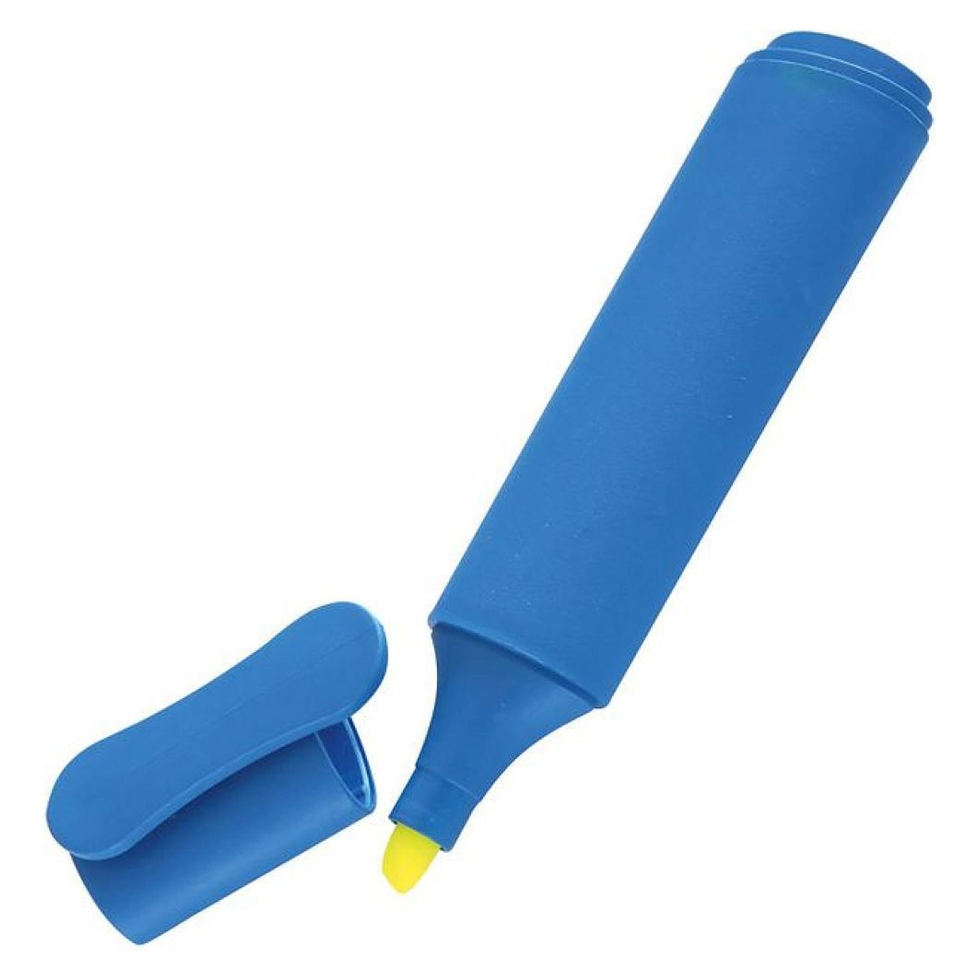 FRANZ MENSCH 85410. Hygostar detectable fluorescent marker/text marker, blue barrel, yellow writing, wedge tip