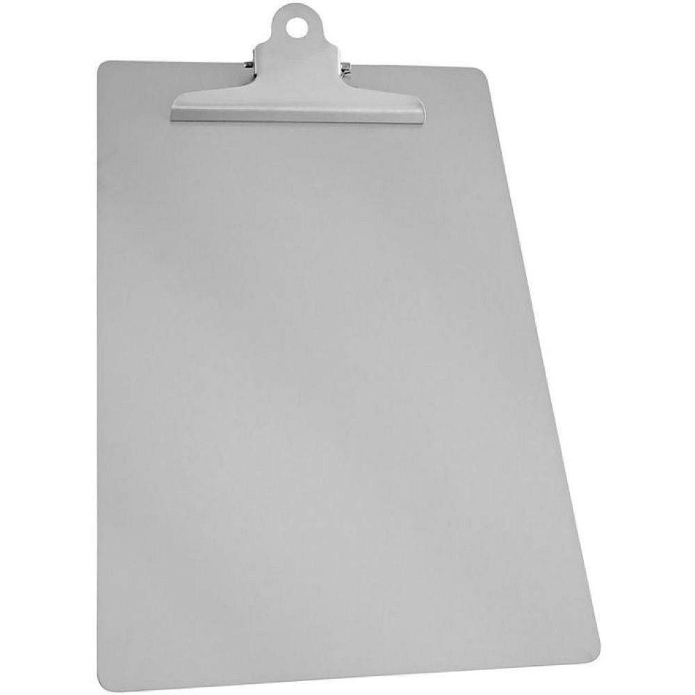 Franz Mensch 85419. Hygostar Klemmbrett aus Edelstahl (A4), detektierbar, mit Edelstahlklemme