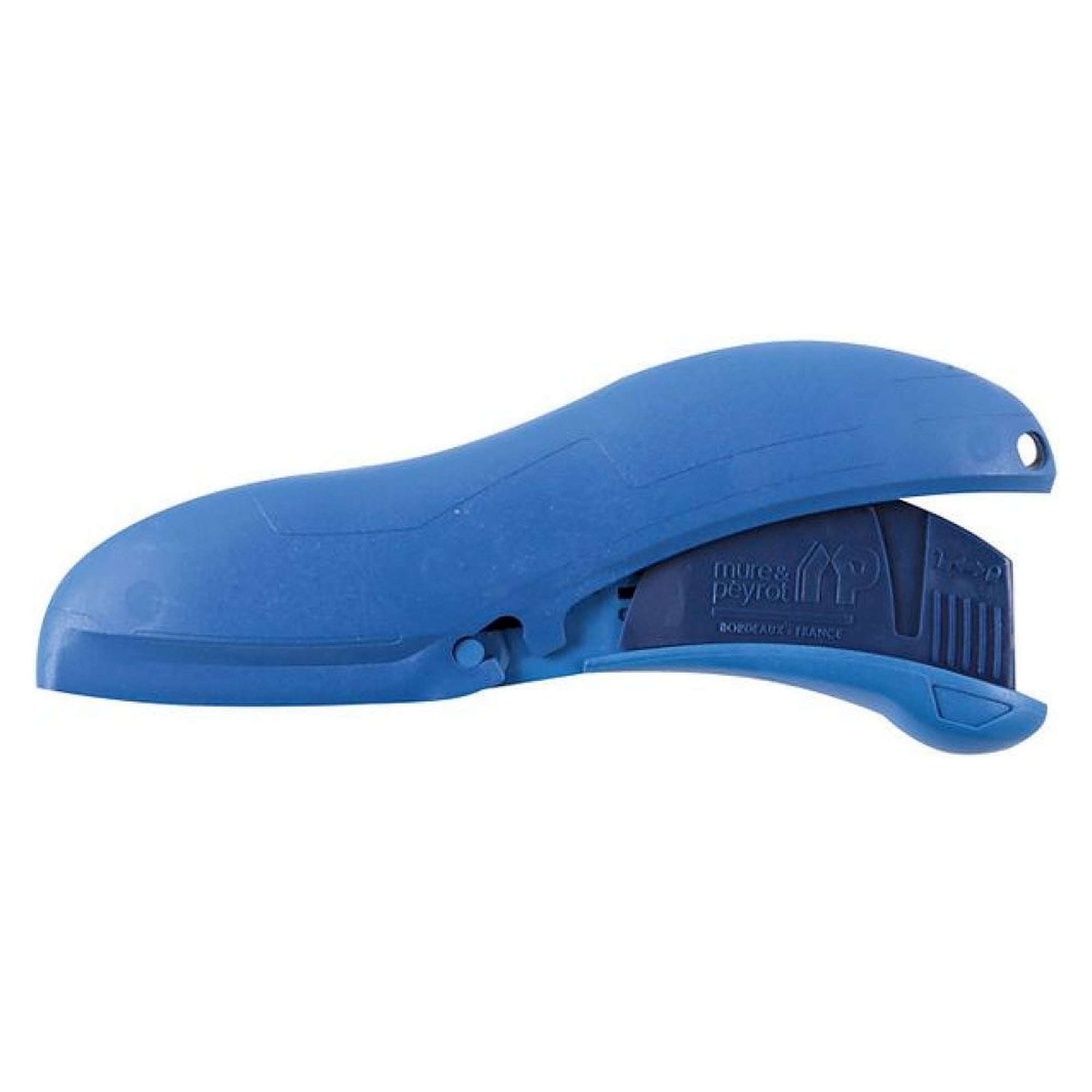 Franz Mensch 85467. Safety knife, detectable, blue, for LMI, retractable blade, adjustable cutting depth