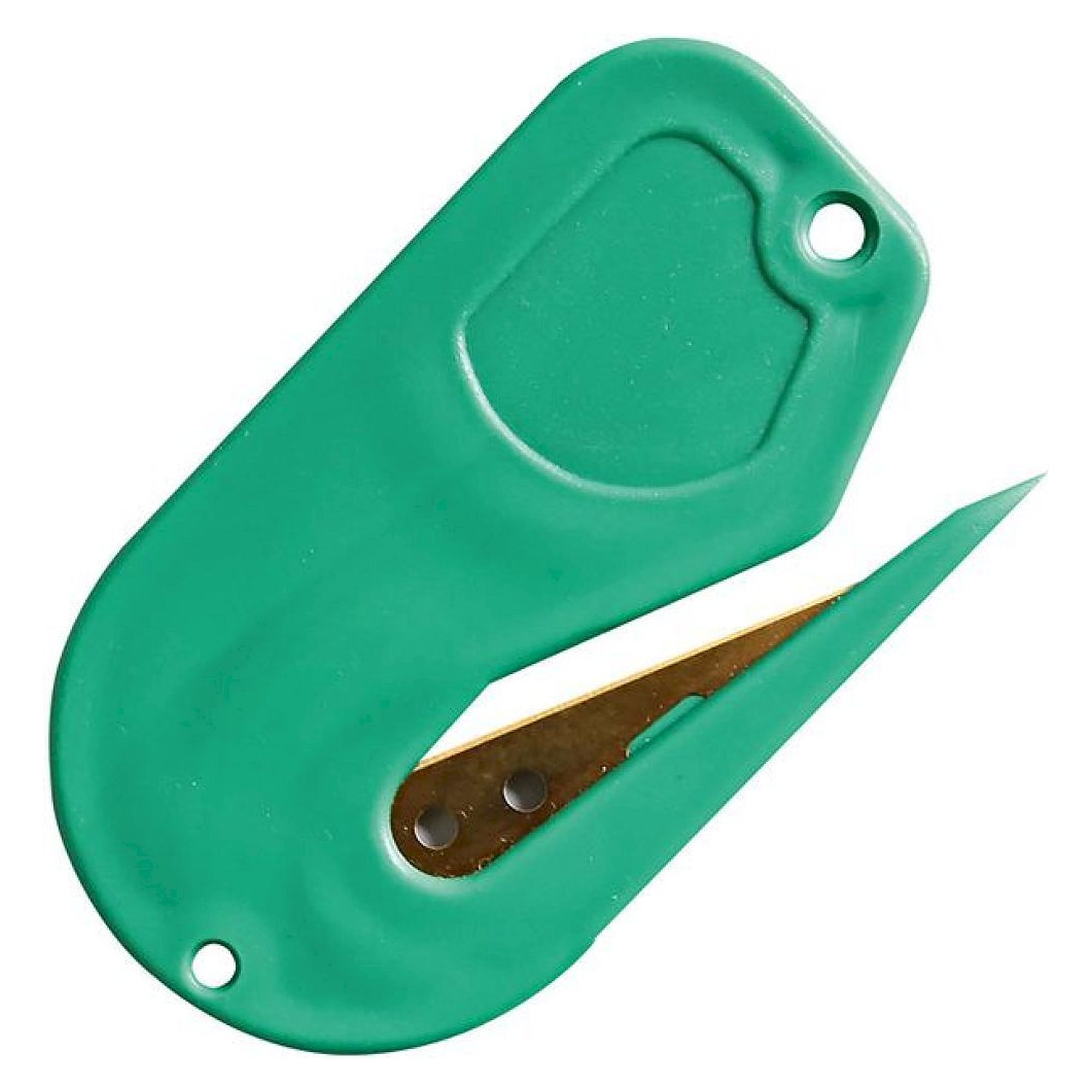 Franz Mensch 854691. Disposable safety knife, green for plastic foil or to open letters