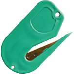 Franz Mensch 854691. Disposable safety knife, green for plastic foil or to open letters