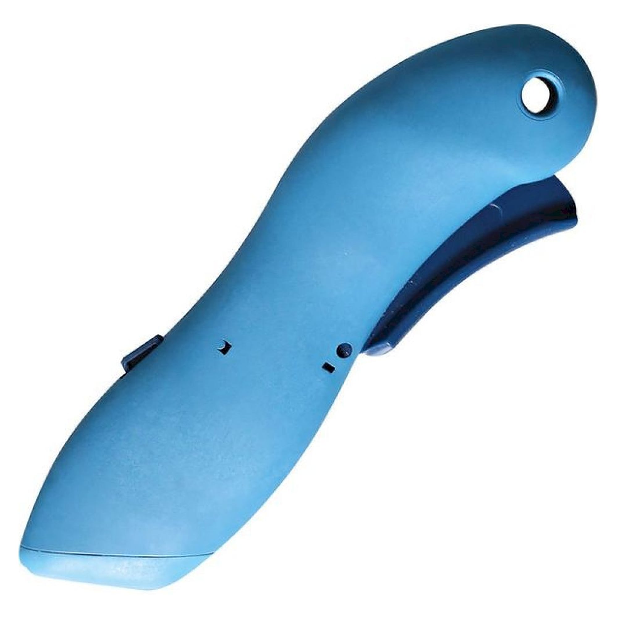 Franz Mensch 85472. Safety knife, detectable, blue for LMI, ergonomic, retractable blade