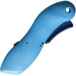 Franz Mensch 85472. Safety knife, detectable, blue for LMI, ergonomic, retractable blade