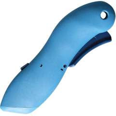 Franz Mensch 85472. Safety knife, detectable, blue for LMI, ergonomic, retractable blade