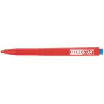 FRANZ MENSCH 85557. Hygostar ballpoint pen "detect", detectable, without clip, writing colour: blue, body colour: red