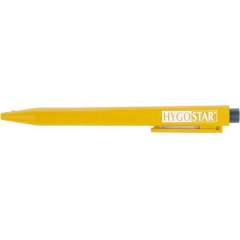 FRANZ MENSCH 85561. Hygostar ballpoint pen "detect", detectable, with clip, writing colour: black, body colour: yellow