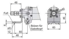 SMC CKG1B63TF-125YZ. CKG1-Z/CKP1-Z, Clamp Cylinder w/Magnetic Field Resistant Auto Switch (Rod Mounting Style)