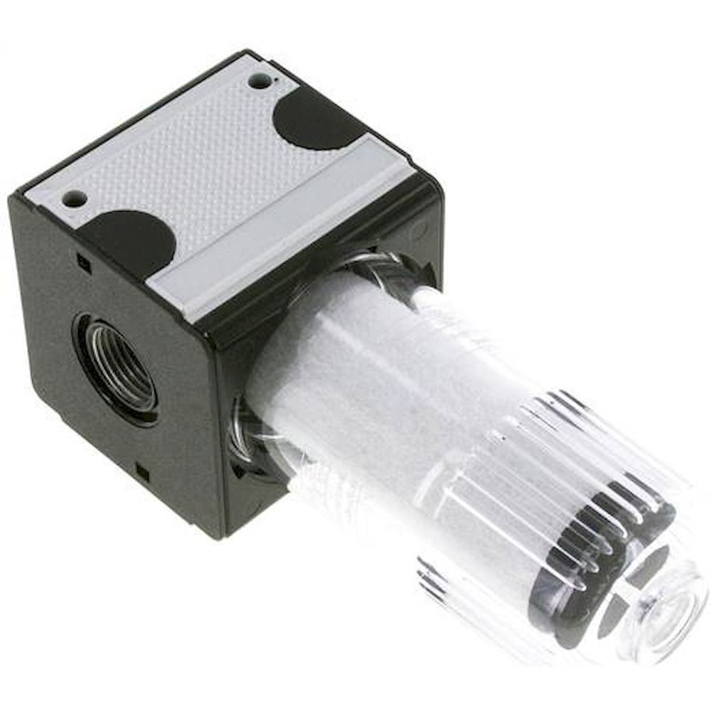 FVK 33. Multifix vacuum filter, G 1/2", model series. 2, Plastic container