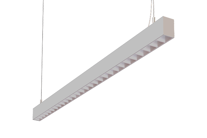 Glamox FXX132319. Innenraumleuchten FX45-P2242 0/100 WH 7000 DALI C2.5 830 MB WT