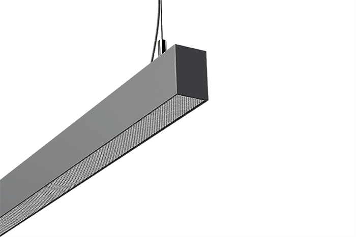 Glamox FXX589378. Interior General Lighting FX45-P1519 40/60 AL 4700 DALI 840 C2.5 MP/PC