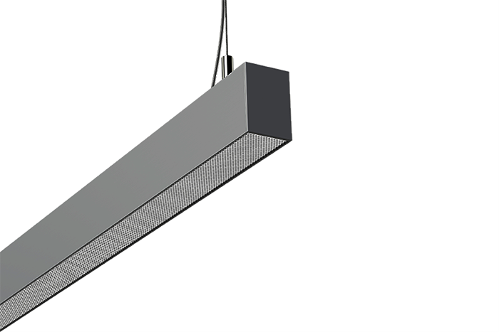 Glamox FXX589341. Innenraumleuchten FX45-P1519 0/100 AL 3000 DALI 840 C2.5 MP/PC