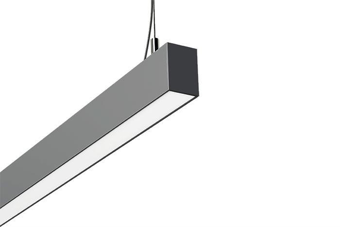 Glamox FXX589335. Interior General Lighting FX45-P1519 0/100 AL 3000 DALI 840 C2.5 OP/PC