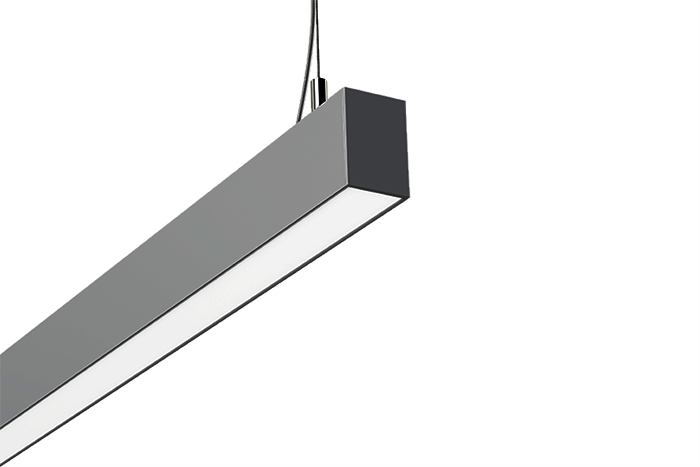 Glamox FXX589371. Innenraumleuchten FX45-P1015 30/70 AL 2900 DALI 840 C2.5 OP/PC